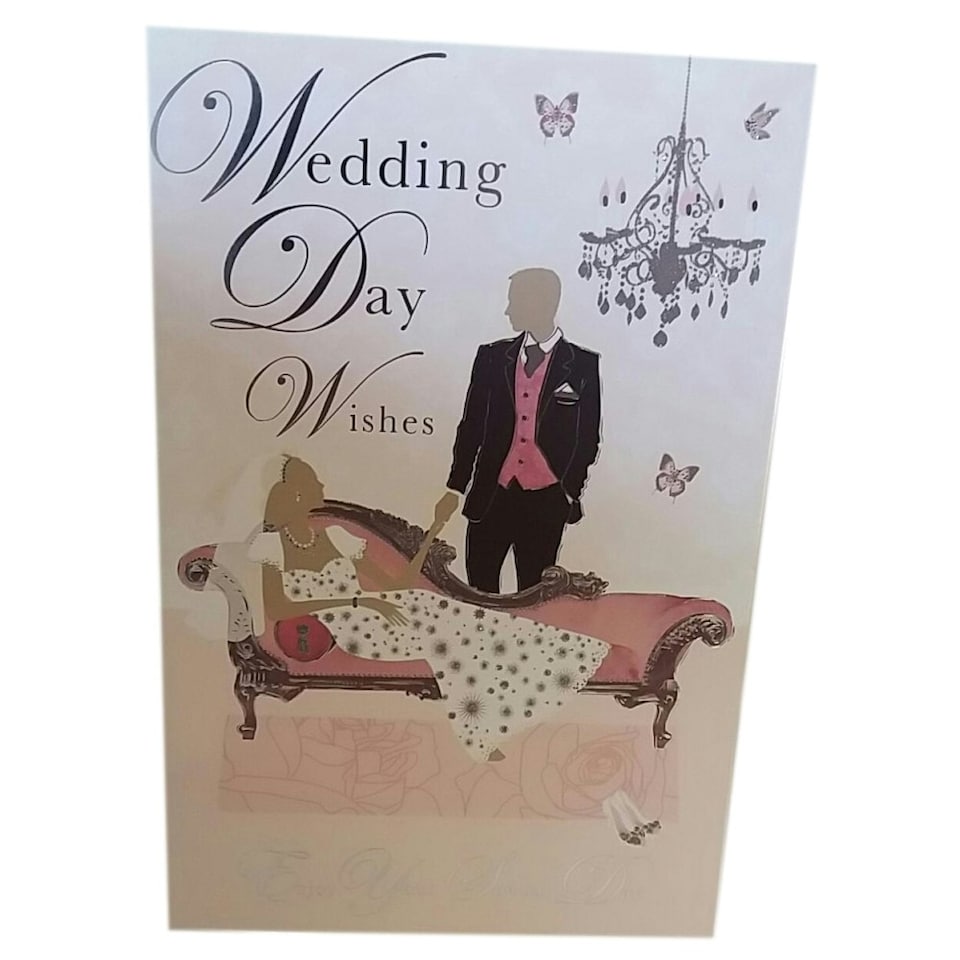 image 1 of Wedding Day Wshes Special Day Greeting Card