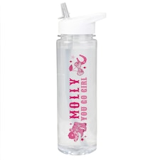 Personalised Cowgirl Water Bottle Clear | One Size