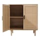 image 3 of Living and Home Rattan Sideboard with Double Doors