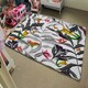 image 4 of Monochrome Leaves (Rug) Multi | Large: 140x200cm