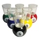image 1 of Bar Bespoke Pool Shots Set of 6 with Tray