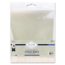 Pack of 50 6"x6" Self Seal Cello Bags by Icon Occasions