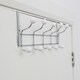 image 4 of Interiors by Premier Over Door Hanger, 10 White Ball Hooks Door Hanger, Space-Saving Door Hanger for Living Room and Hallway