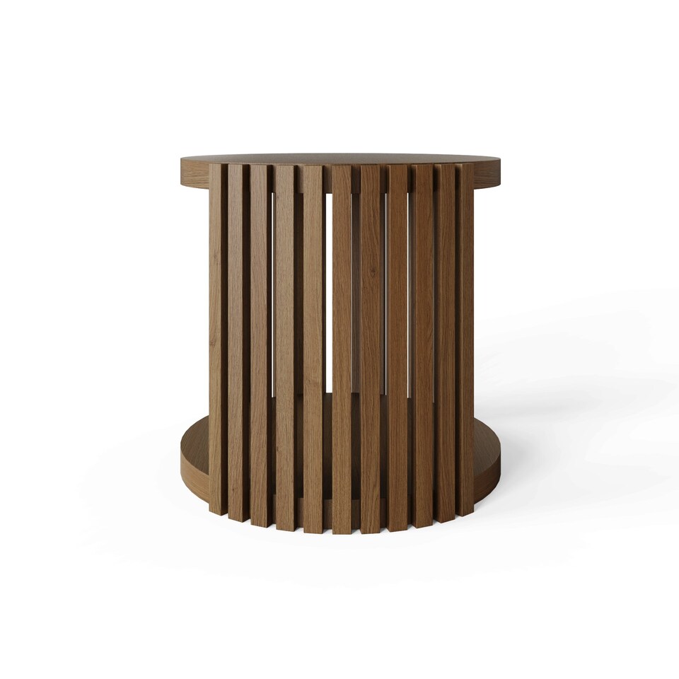 image 1 of Zadie Side Table | Brown | Walnut