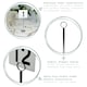 image 2 of Argon Tableware Table Numbers with 30cm Holders - 30cm - Silver - Pack of 50