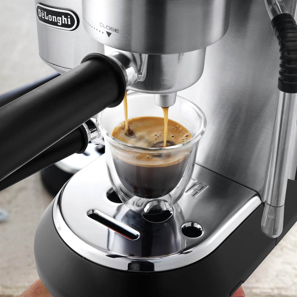 image 1 of Delonghi Dedica Arte Bean to Cup Manual Coffee Machine - Silver