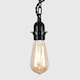 image 3 of ValueLights Huber Black Wall Ceiling Light Fitting Base Only