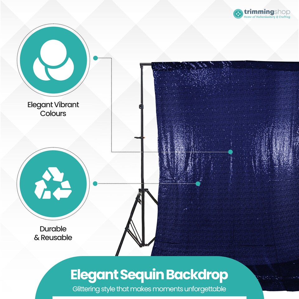 image 1 of 4ft x 7ft Sequin Backdrop Photography Background High-Density Sequin Fabric