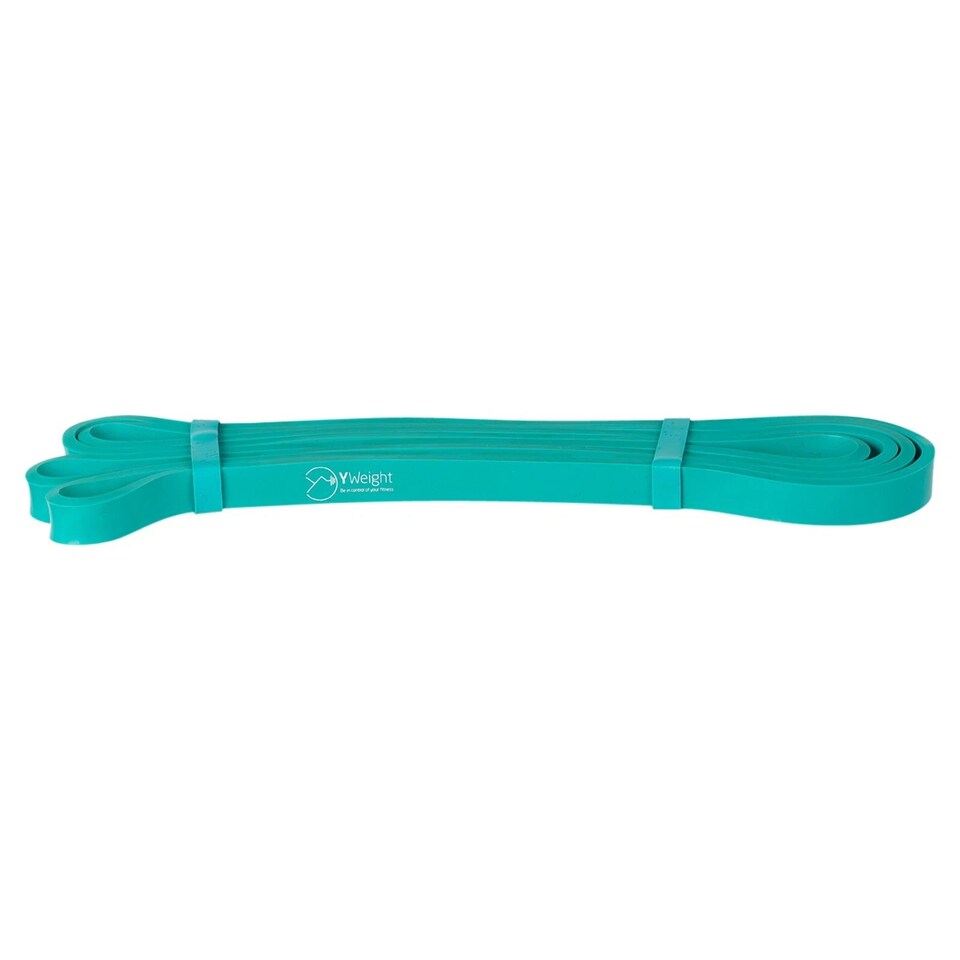 image 1 of 5 Pcs Weight Resistance Exercise Bands Strength Work Out Fitness Training Physio | Multi | Multicoloured | Large Set - 38cm | 5