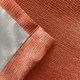 image 4 of Matrix Orange Curtains 90 x 54 inch (229 x 137 cm) Room Darkening Pencil Pleat Thermal Noise Reducing Curtains for Bedroom and Living Room