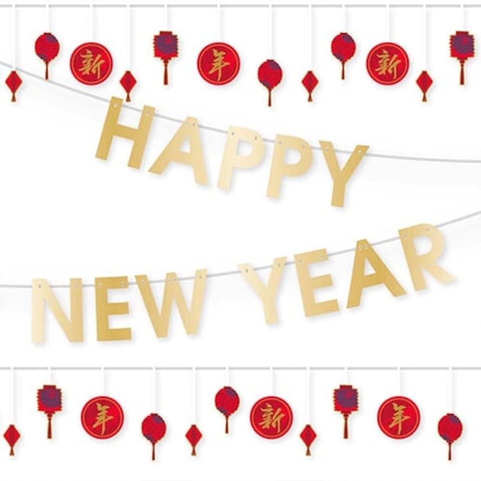 Chinese Lunar New Year Paper Banner Kit | Multi