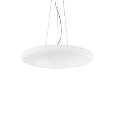 Smarties Bianco 5 Light Large Ceiling Pendant White, E27