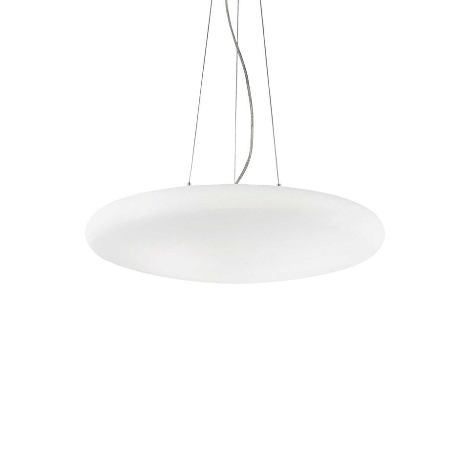 image 1 of Smarties Bianco 5 Light Large Ceiling Pendant White, E27