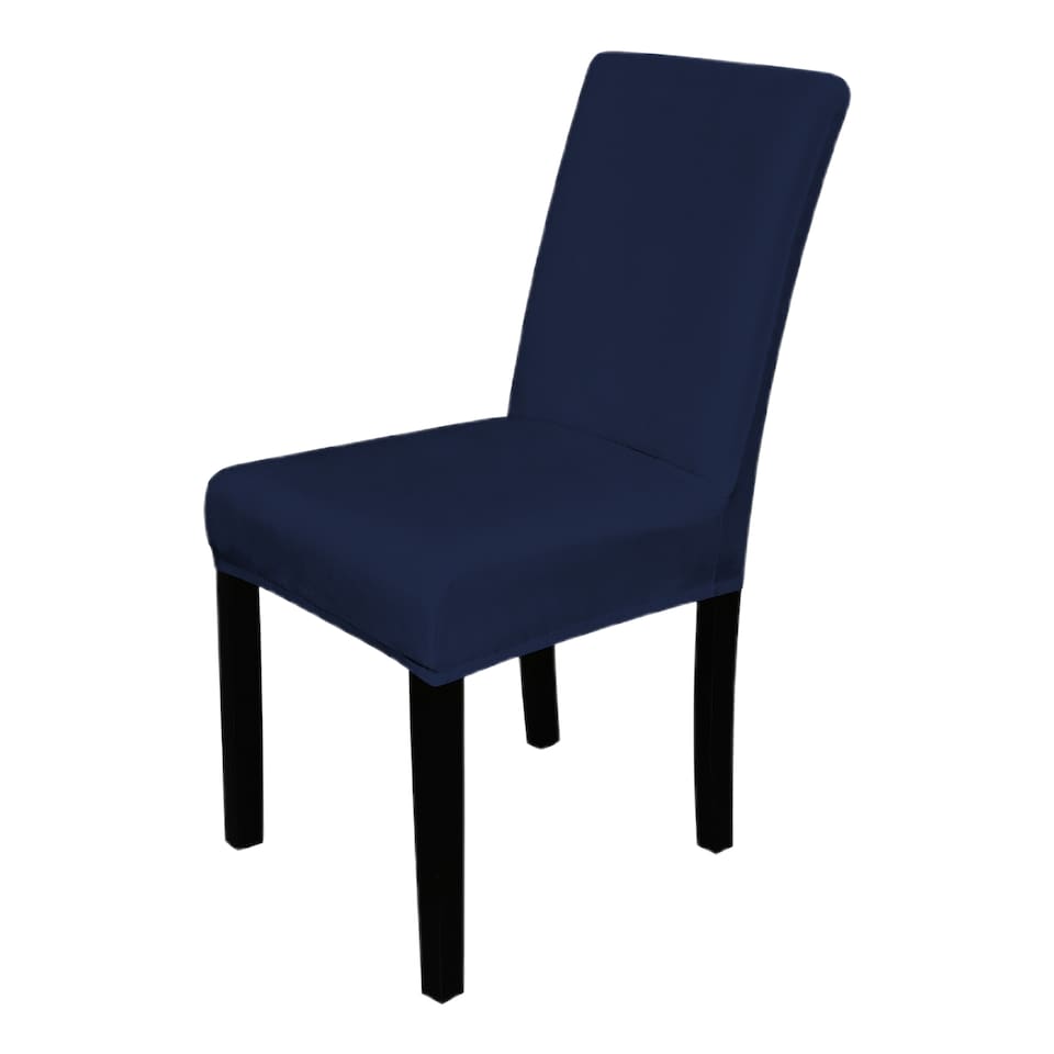 image 1 of Velvet Dining Chair Covers, Spandex High-Back Chair Slipcovers - 220GSM
