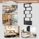 image 10 of COSTWAY 5-tier Bookcase S-Shaped Bookshelf Display Rack Black Black