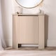 image 1 of OHS Ribbed Radiator Cover Slatted Engineered Wood - Small | Bronze | Taupe