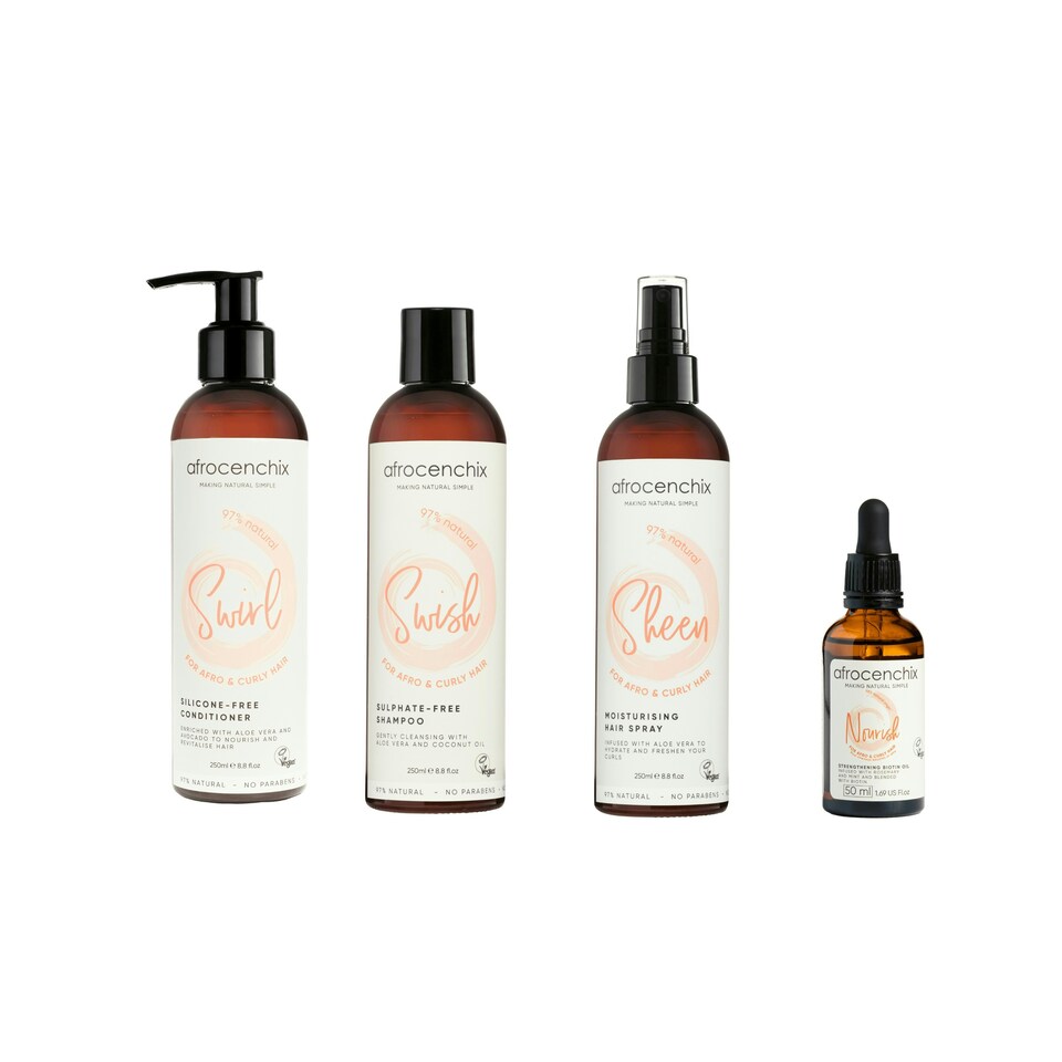 image 1 of Afrocenchix Nourishing Curl Restoration Set