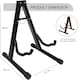 image 2 of Straame Universal Foldable A-Frame Guitar Stand – Sturdy & Portable