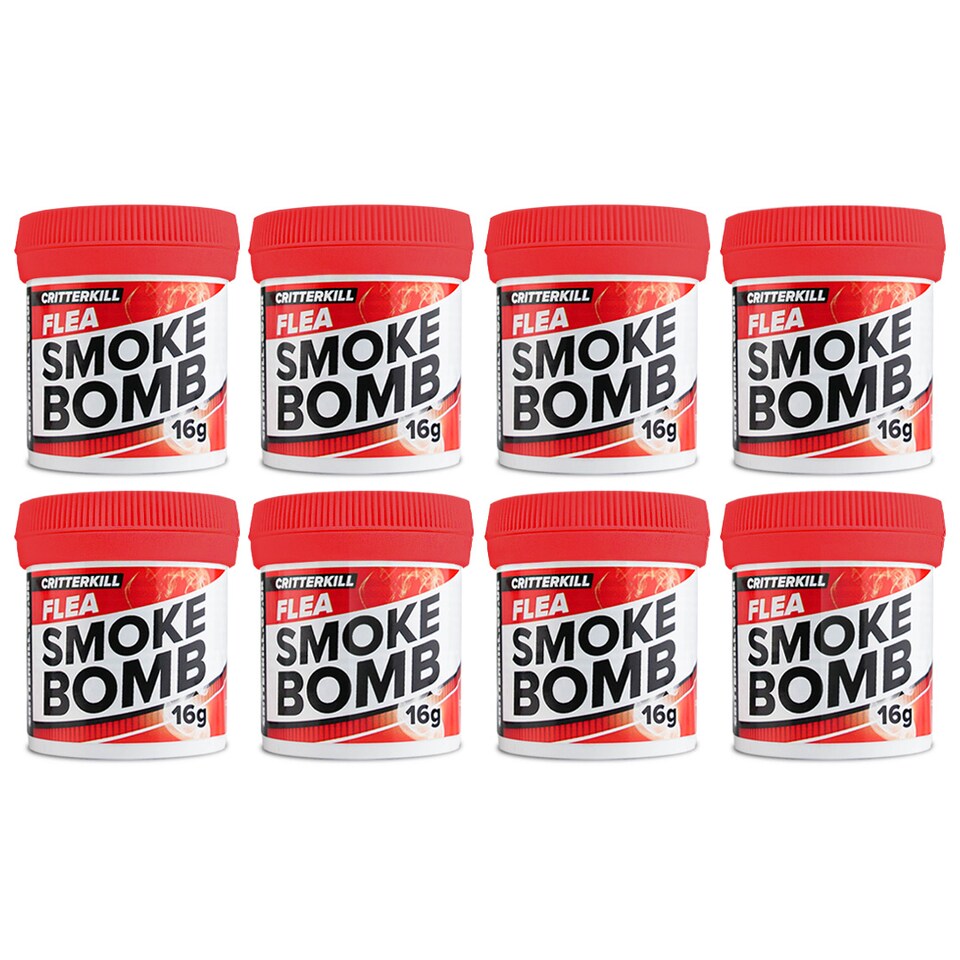 image 1 of Critterkill Flea Killer Smoke Foggers 16g x 8