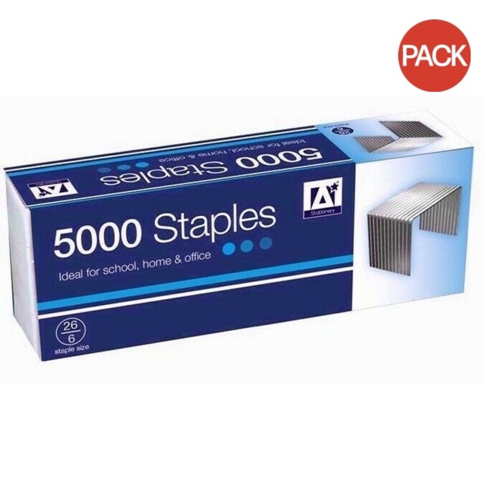 image 1 of Anker Staples (Pack of 5000) - Silver - One Size