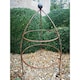 image 2 of Chelsea Range Gothic Cloche Plant Support - L30.8 x W30.8 x H78.7 cm - Bare Metal/Ready to Rust
