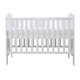 image 2 of Coleby Mini Cot Bed & Fibre Mattress - Adjustable Base with 3 Heights, Space-Saving Design, Suitable from Birth to Approx. 4 Years