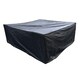 image 1 of KCT 215 x 215 x 87cm Square Garden Furniture Cover Black