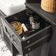 image 5 of SoBuy FRG236-DG,Tall Bathroom Storage Cabinet with 2 Shutter Doors | Grey | Grey | 1