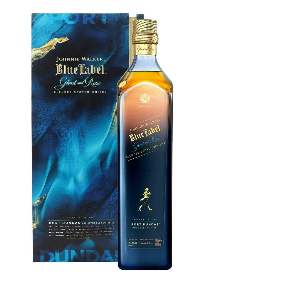 image 1 of Johnnie Walker Blue Label Ghost & Rare Port Dundas Whisky