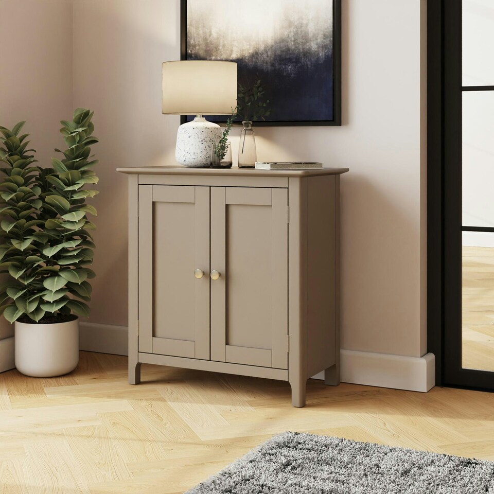 image 1 of Palma 2 Door Compact Sideboard Putty Grey