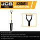 image 2 of JCB Grafting Spade (Newcastle Style) Drain Master Shovel, Professional Solid Forged 400 x 180 /110mm Blade JCBDM01