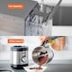 image 6 of GEEPAS 1450W Espresso & Cappuccino Coffee Machine & 450W Coffee Grinder Combo Set