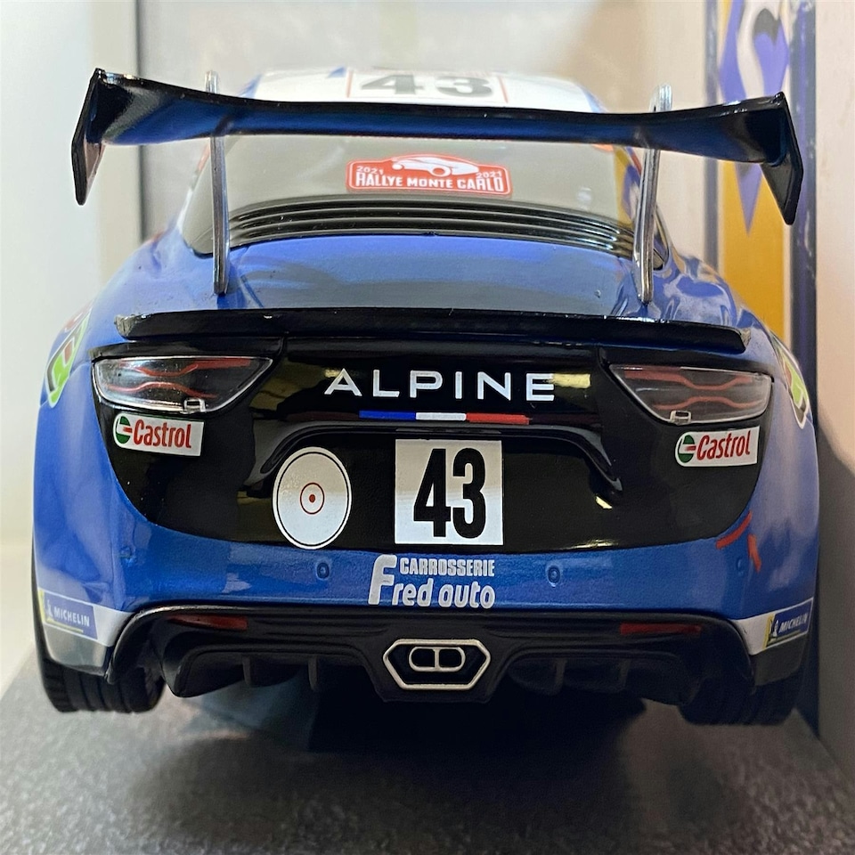 image 1 of Alpine A110 Rally Monte Carlo 2021 Guigou Coria 1:18 Solido 1801614