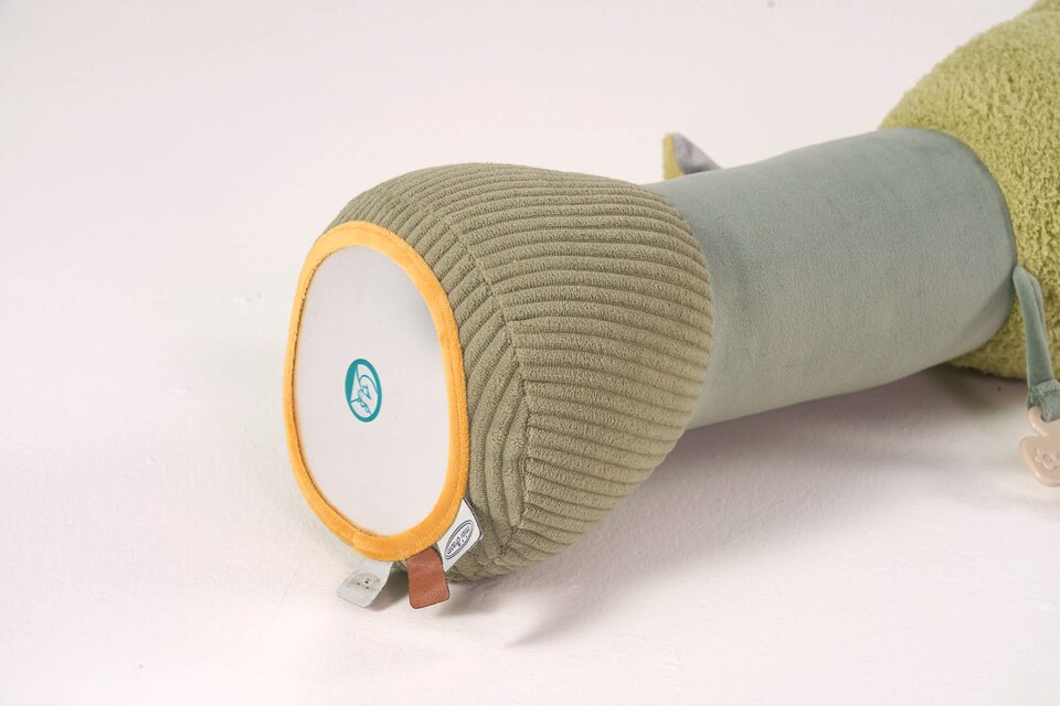image 1 of MiniDream Tummy Time Roller - Jungle Green