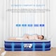 image 6 of Get Fit Air Bed With Built In Electric Pump - Premium Single Size - Blow Up Bed With Free Pillow - Elevated Inflatable Air Mattress | Blue | Navy / White | 1