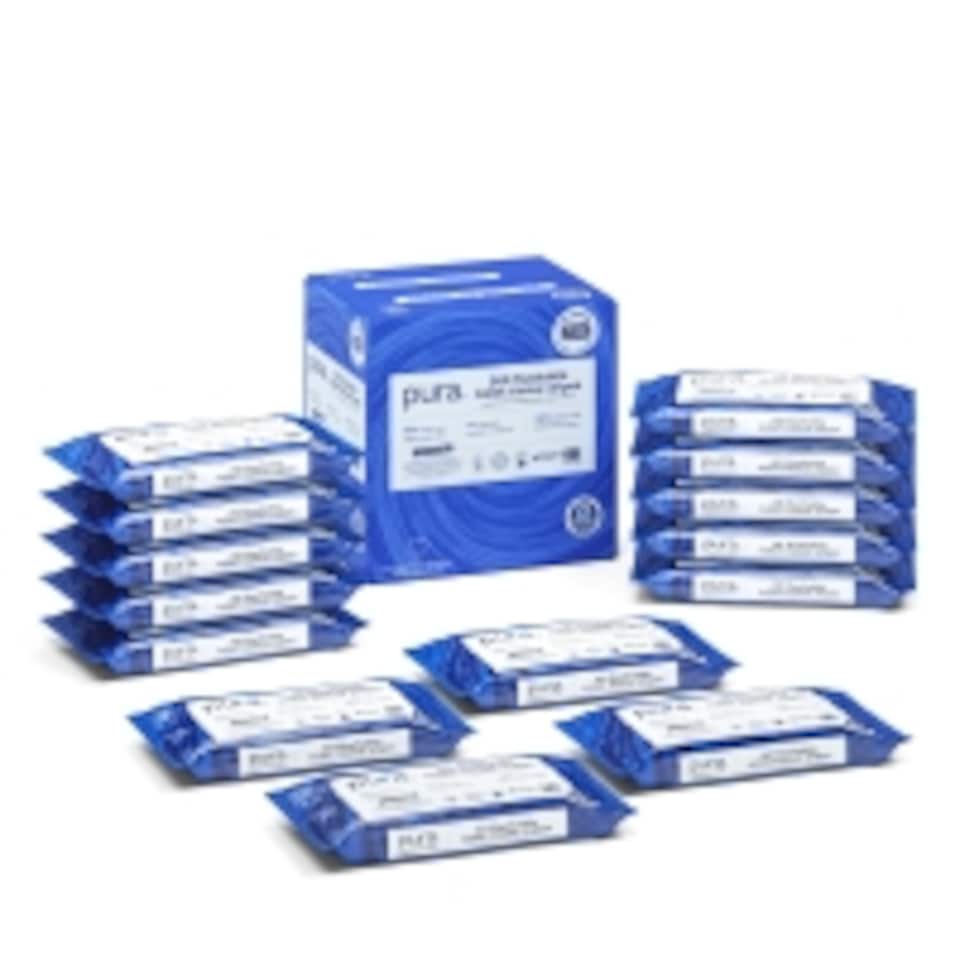 image 1 of Pura Flushable Moist Toilet Tissue Wipes 14x40pk