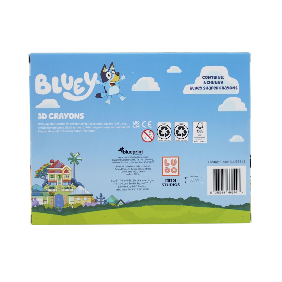 image 1 of Bluey 3D Crayons