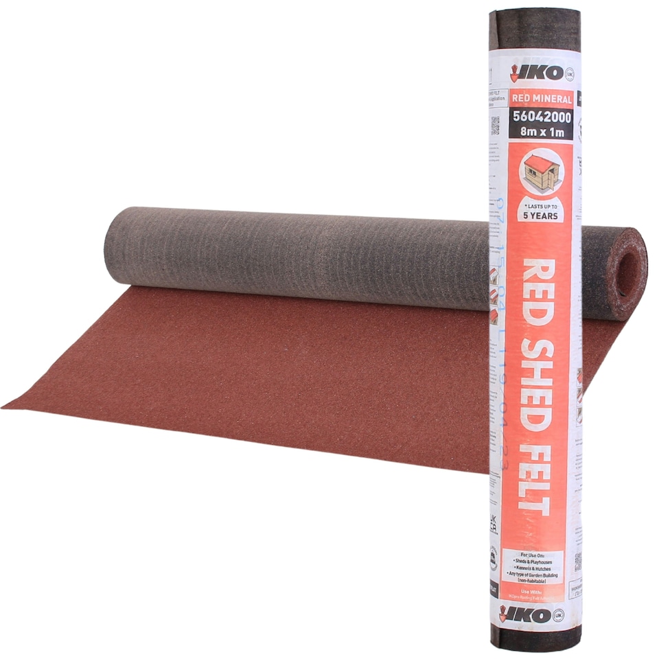 image 1 of NOVECRAFTO Polyester Shed Roofing Felt – Heavy-Duty Weatherproof Roof Felt Roll for Summerhouses, Sheds & Kennels – Premium Long-Life Roof Covering Green | 10m x 1m