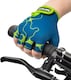 image 2 of Meteor Kids Bike Gloves – Breathable, Non-Slip, Padded for Comfort & Safety | Blue | Marble | M