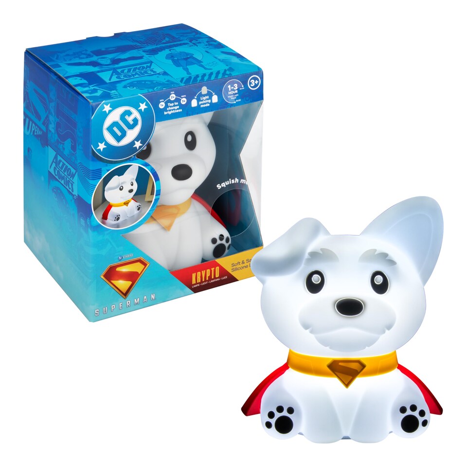 image 1 of Krypto SquishyGlo Silicone Light Rechargeable