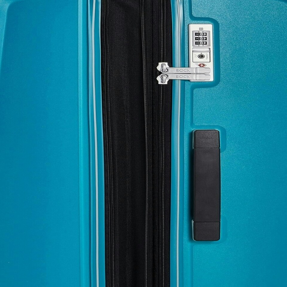 image 1 of Rock Sunwave 3 Piece Set Suitcases Blue