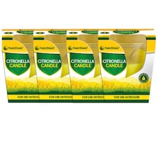 Citronella Outdoor Candle | Yellow | 4 - Yellow | One Size | 4