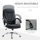 image 4 of Vinsetto Ergonomic Office Chair Adjustable Height Swivel Wheels, Black