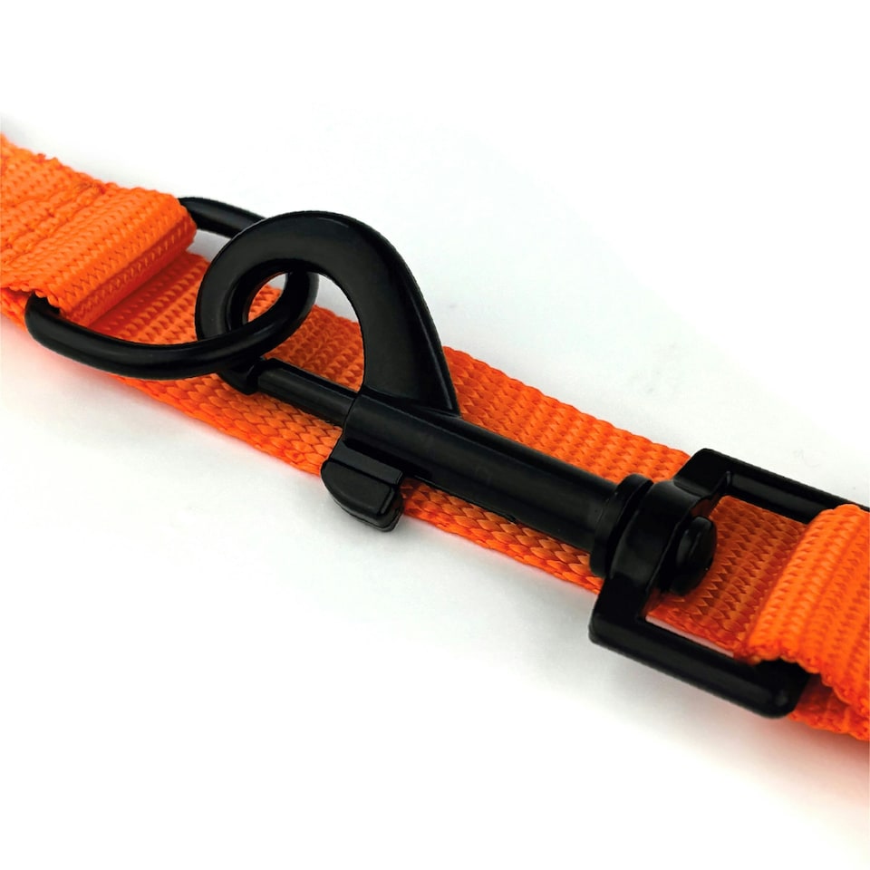 image 1 of HugglePets 10 in 1 Dog Training Lead - 200 x 1.9cm | Orange