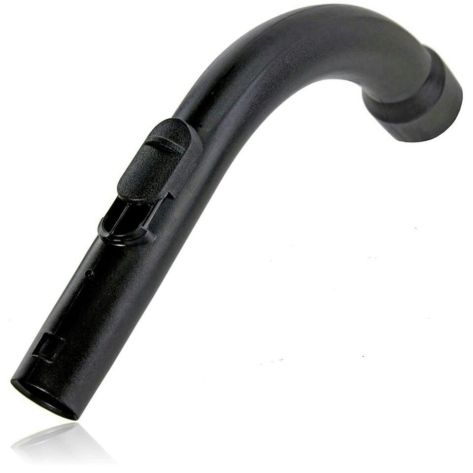 image 1 of SPARES2GO Wand Handle Bend Hose End compatible with MIELE Vacuum S8 S8310 S8320 Cat & Dog S8340 TT5000 Black