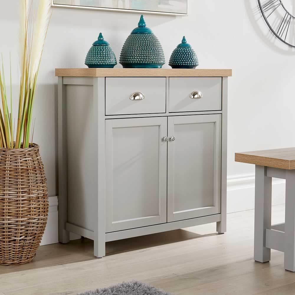 Avon 2 Drawer 2 Door Cupboard Unit 36mm Top