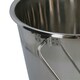 image 3 of 12L Stainless Steel Metal Bucket Pail Water Carrier Greenhouse Garden BBQ 2PK