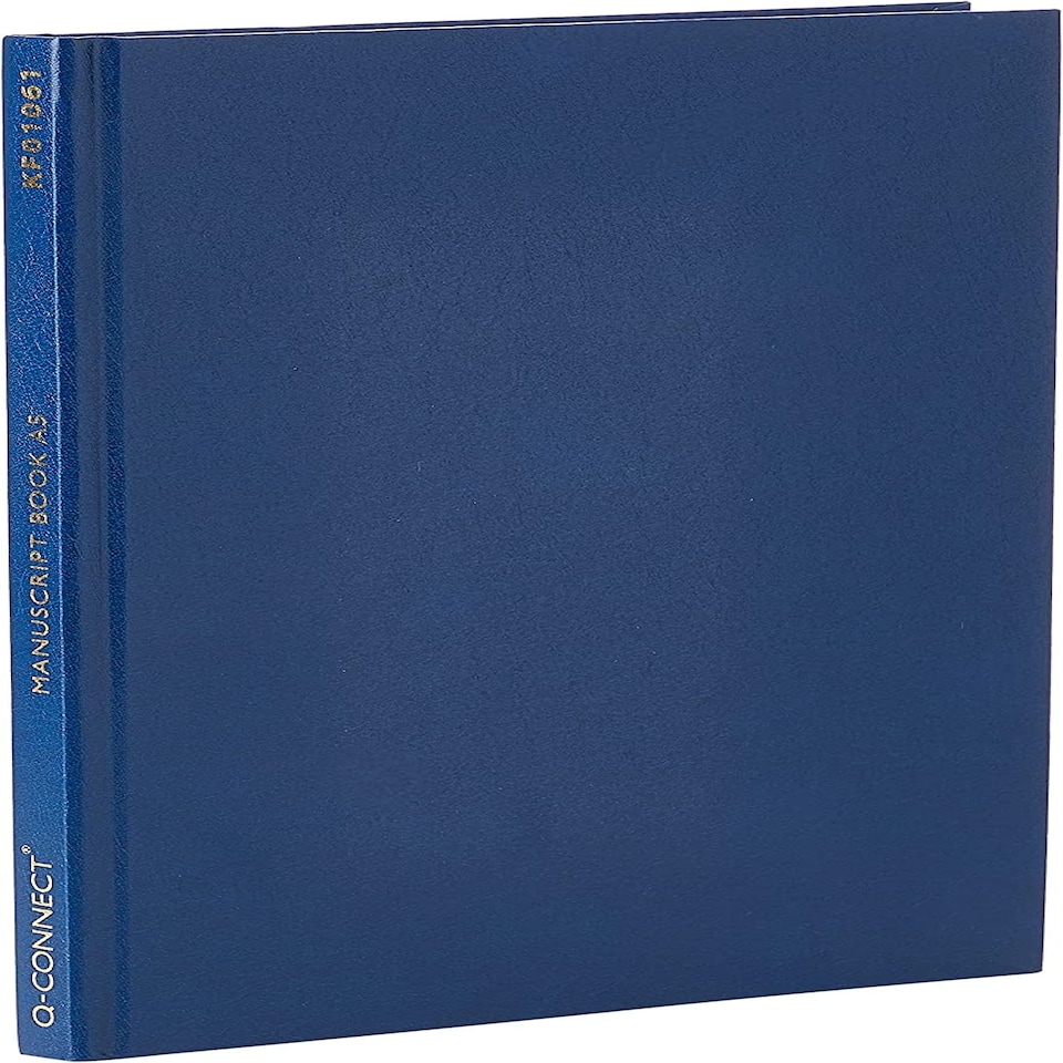 image 1 of A5 Feint Ruled Casebound Notebook 192 Pages