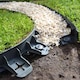 image 1 of Flexible Garden Edging in Black Pack of 30 80cm Pieces Black