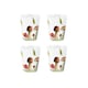 image 1 of Watercolour Mushrooms Ceramic Egg Cups - Set of 4